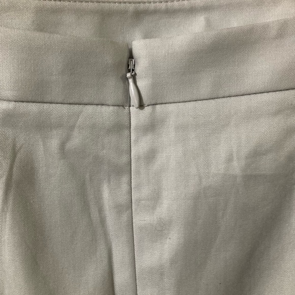 J. Crew size 8 cotton/spandex pleated midi skirt - Picture 3 of 5